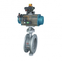 Pneumatic Double Action Cut-off Butterfly Valve
