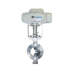Electric V-type Cut-off Ball Valve
