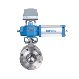 Gas Dual Action Three Directional Positioning O-type Regulating Ball Valve